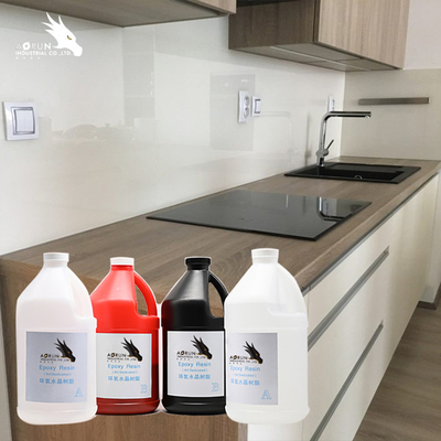 OEM 5 گالن 50 گالن رزین اپوکسی سطح جامد اکریلی مقاوم در برابر اشعه ماوراء بنفش