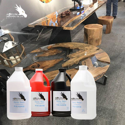 نسبت اختلاط 1:1 چسب رزین اپوکسی AB برای میزهای چوبی و صنایع دستی ساخت کانترهای DIY