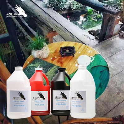 میز رودخانه ای جواهرات ریخته گری سفت و سخت اپوکسی رزین ضد اشعه ماوراء بنفش