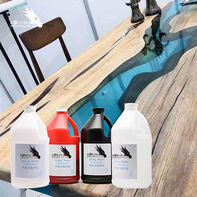 میز رودخانه ای جواهرات ریخته گری سفت و سخت اپوکسی رزین ضد اشعه ماوراء بنفش