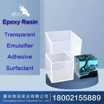 چسب رزین اپوکسی مایع AB DIY دست ساز با شفافیت بالا