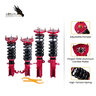 کمک فنر قابل تنظیم برای سیستم تعلیق تویوتا کرولا E90 E100 E110 AE92 AE101 AE111 Coilover