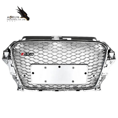 جلوپنجره خودرو مواد ABS برای آئودی A3 8V RS3 با کیفیت بالا سپر جلو مشبک قاب مشکی خودرو