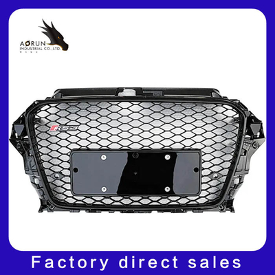 جلوپنجره خودرو مواد ABS برای آئودی A3 8V RS3 با کیفیت بالا سپر جلو مشبک قاب مشکی خودرو